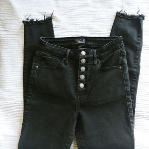 A&F High Rise Super Skinny Ankle